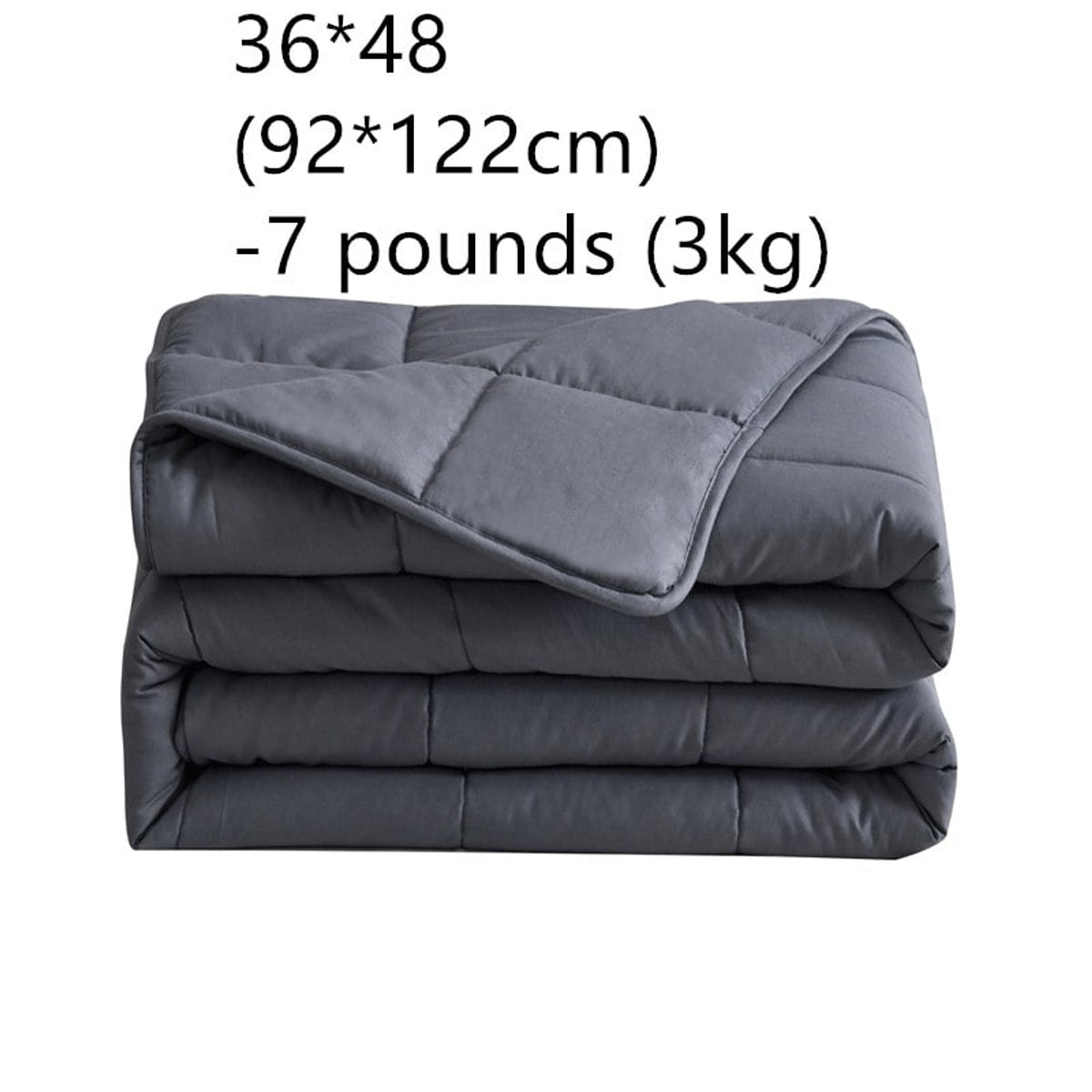 Cotton Folded Quilt Weighted Blanket - Image 2