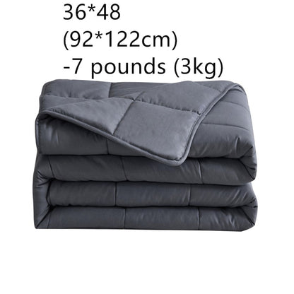 Cotton Folded Quilt Weighted Blanket - Image 2