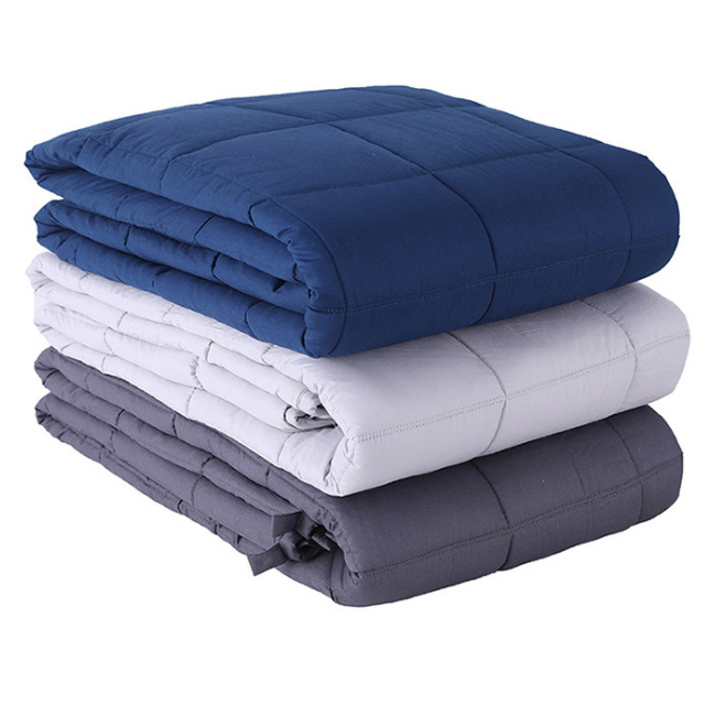 Cotton Quilted Evenly Weighted Blanket - Image 6