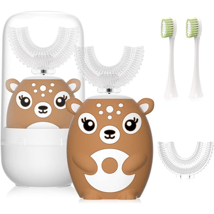 Deer 360° Electric Toothbrush For Children U-Shaped Automatic Kids Toothbrush - Image 3