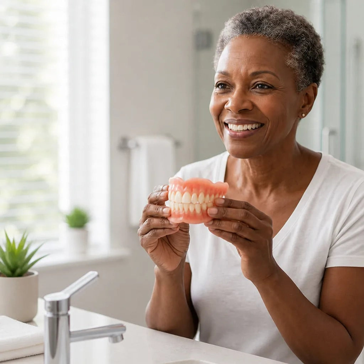 Denture Set With Heat-Forming Custom Fit No Adhesive Required - Image 2