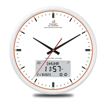 Digital Analog Prayer Time Clock With Dual Display - Image 1