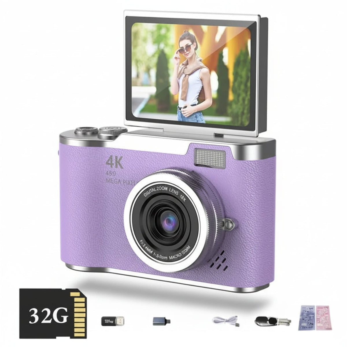 Digital Camera With 4K Video 48MP And Flip Screen - Image 4