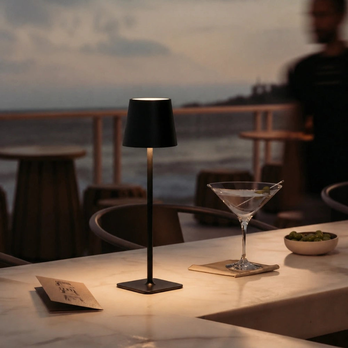 Dimmable Cordless Tall Table Lamp With Touch Control - Image 1