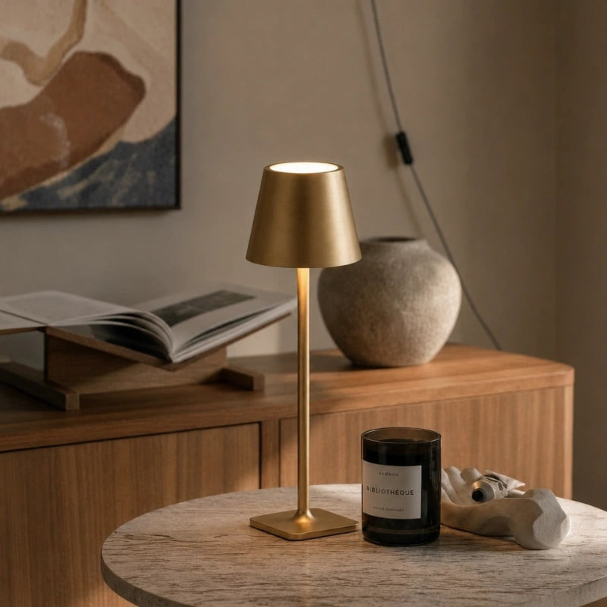 Dimmable Cordless Tall Table Lamp With Touch Control - Image 12