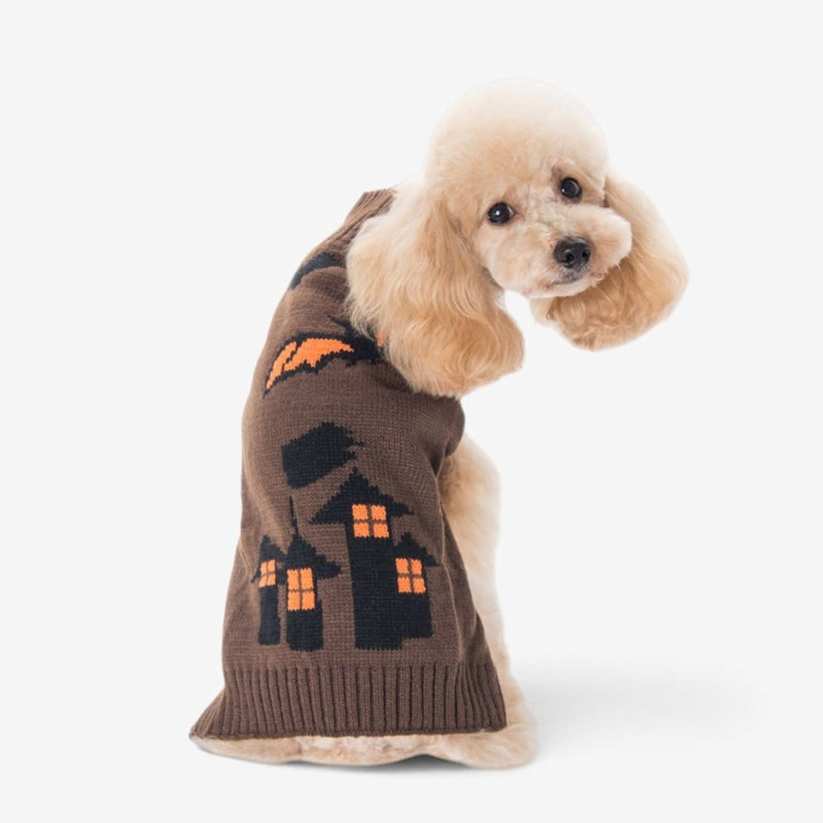 Dog Clothes Knitted Pullover Halloween Sweater Pumpkins - Image 5