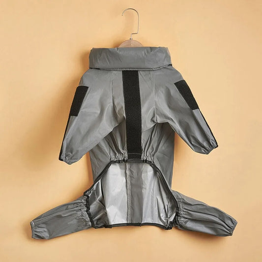 Dog Raincoat Full Body Reflective Waterproof Jacket With Hood For Pets - Image 7