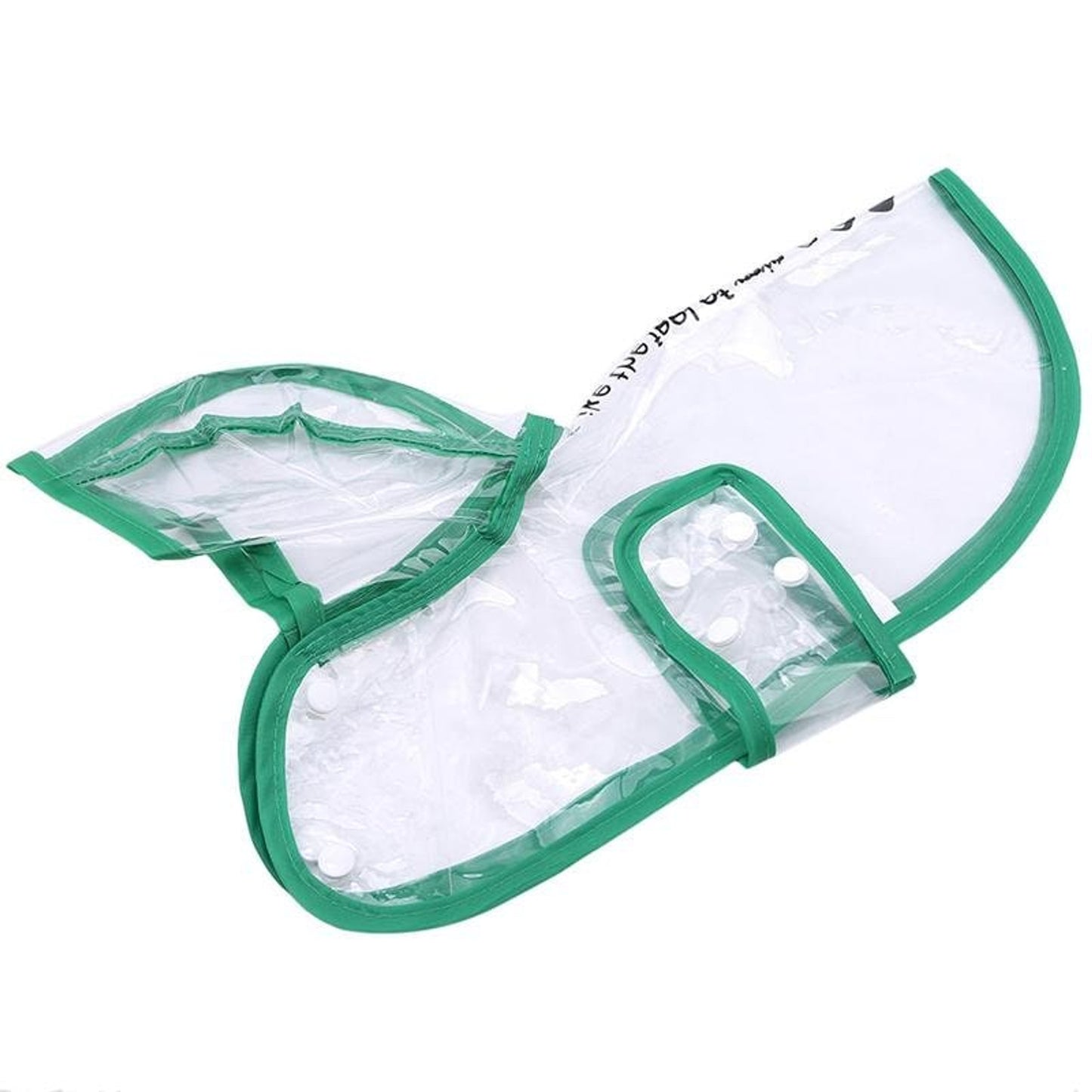 Dog Raincoat Waterproof Jacket With Transparent Hood And Snap Closure For Small Pets - Image 44