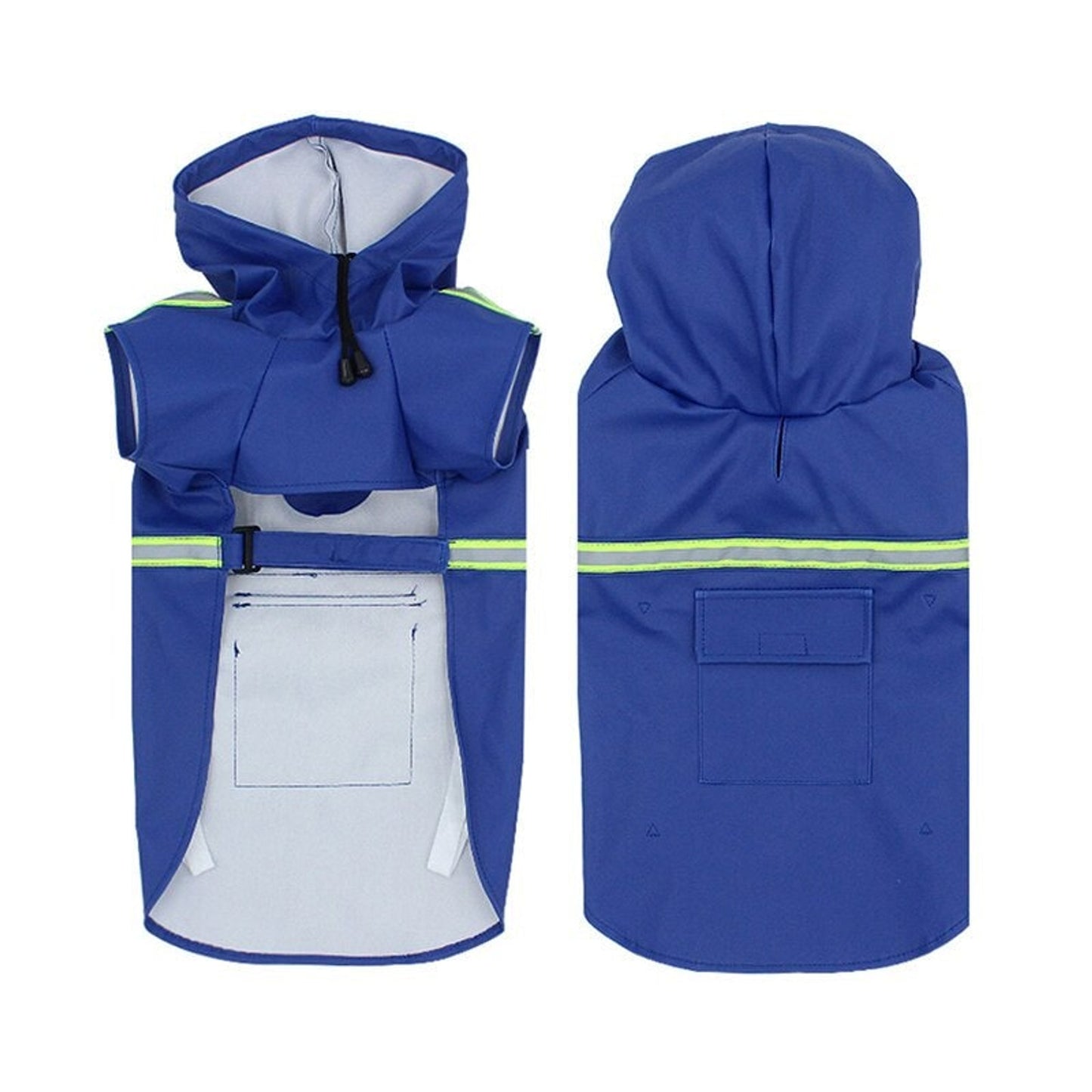 Dog Raincoat Waterproof Rain Jacket With Hood And Reflective Strips For Pets - Image 6