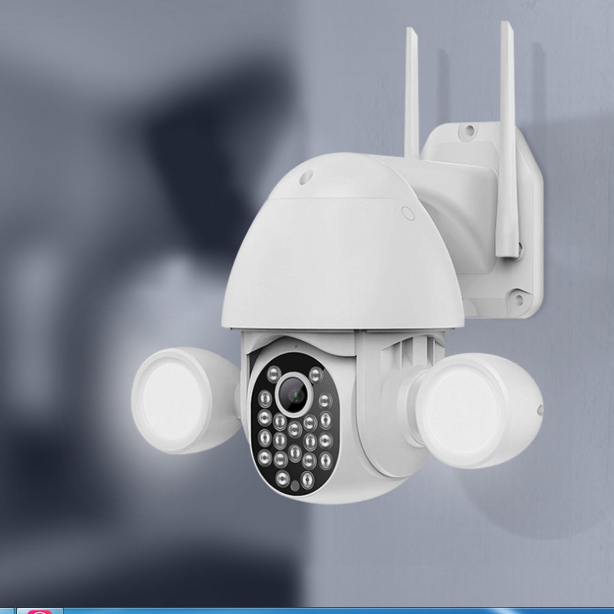Dome Security Camera With Dual Antennas And Smart Home Compatibility - Image 2