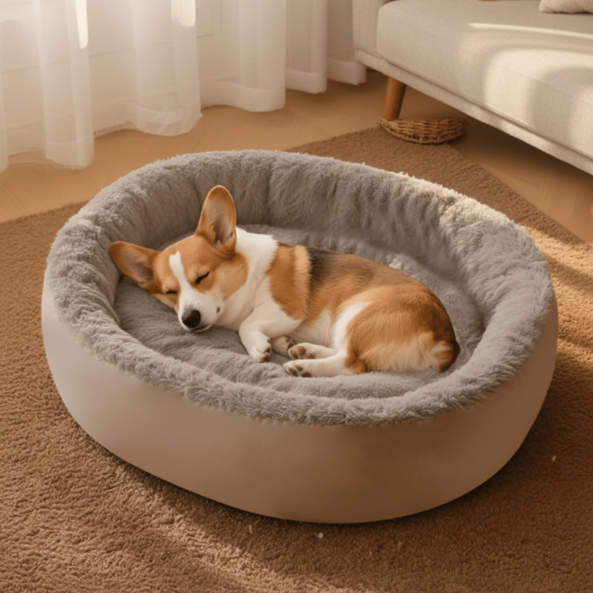 Dreamnest Orthopaedic Donut Dog Bed With Raised Sides And Non-Slip Base - Image 4