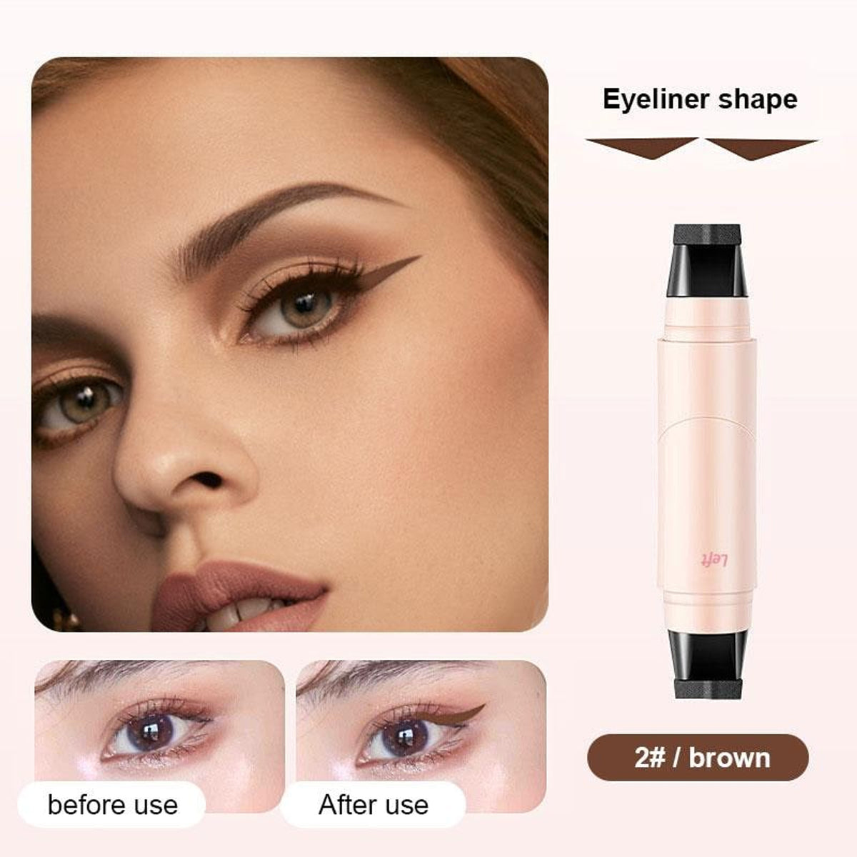 Dual Head Eyeliner For A Perfect Wing In One Second - Image 8