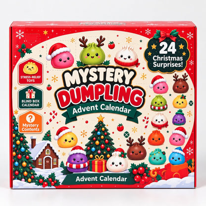 Dumplings Christmas Advent Calendar With 24 Squishy Figures - Image 10