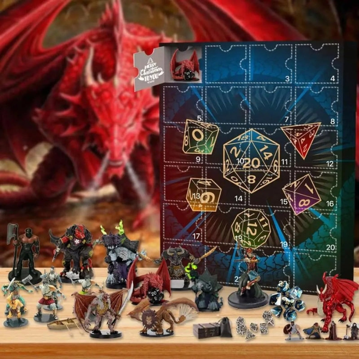 Dungeons And Dragons Themed Christmas Advent Calendar With Fantasy Figures - Image 5