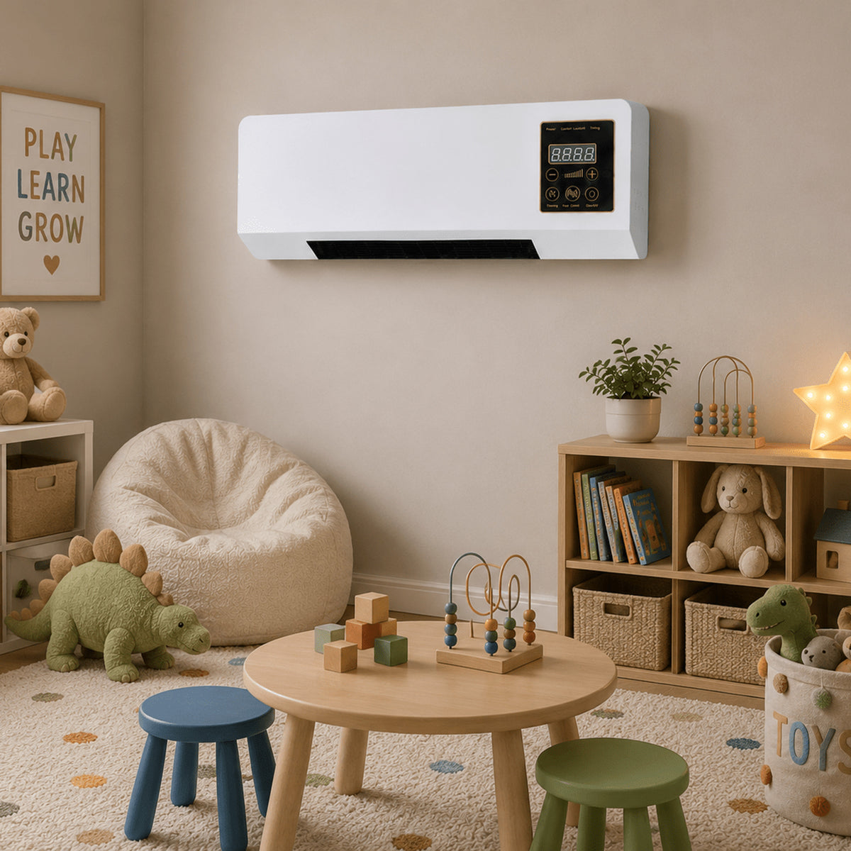 Easy Operation Indoor Fan Heater With Warm-Air And Functions - Image 2