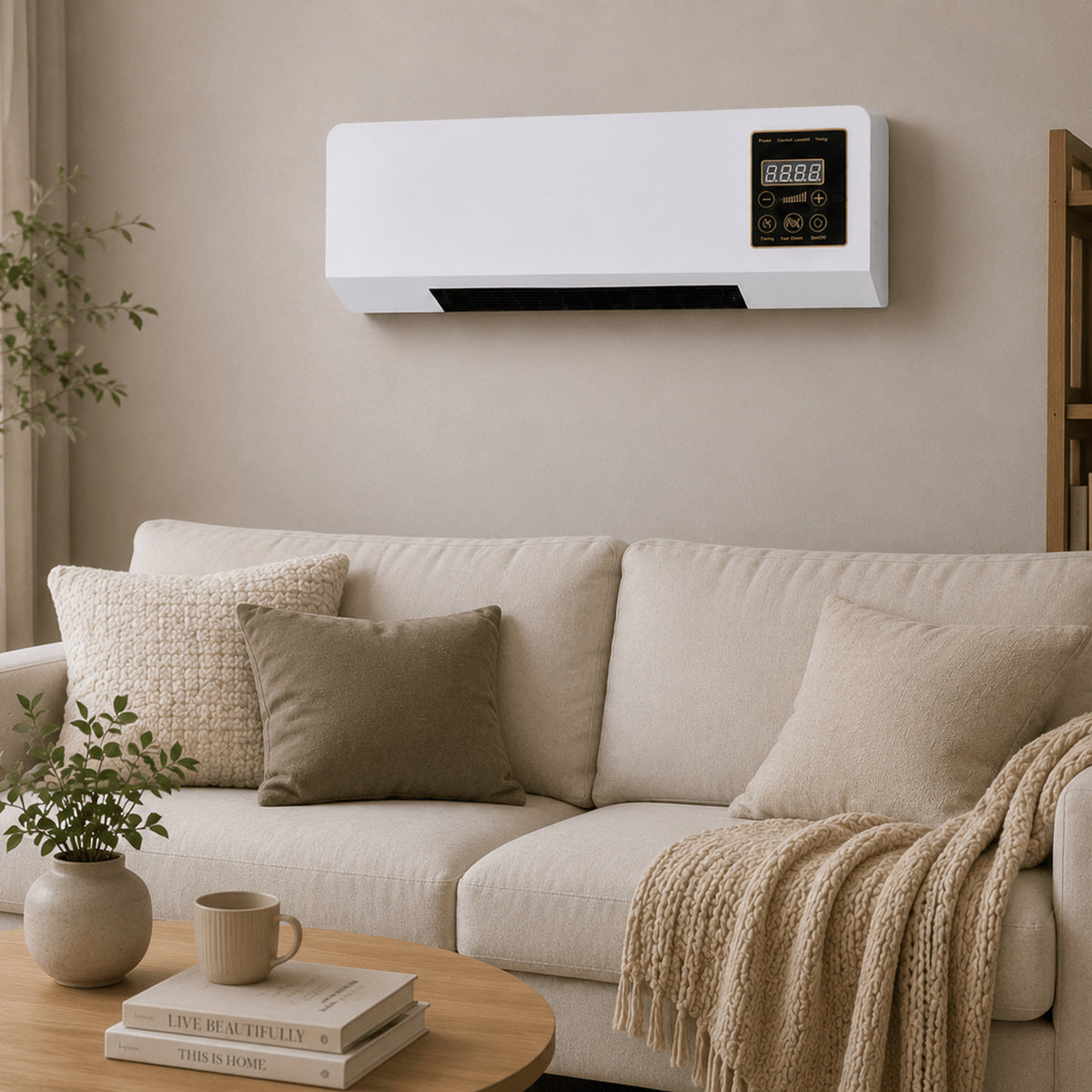 Easy Operation Indoor Fan Heater With Warm-Air And Functions - Image 3