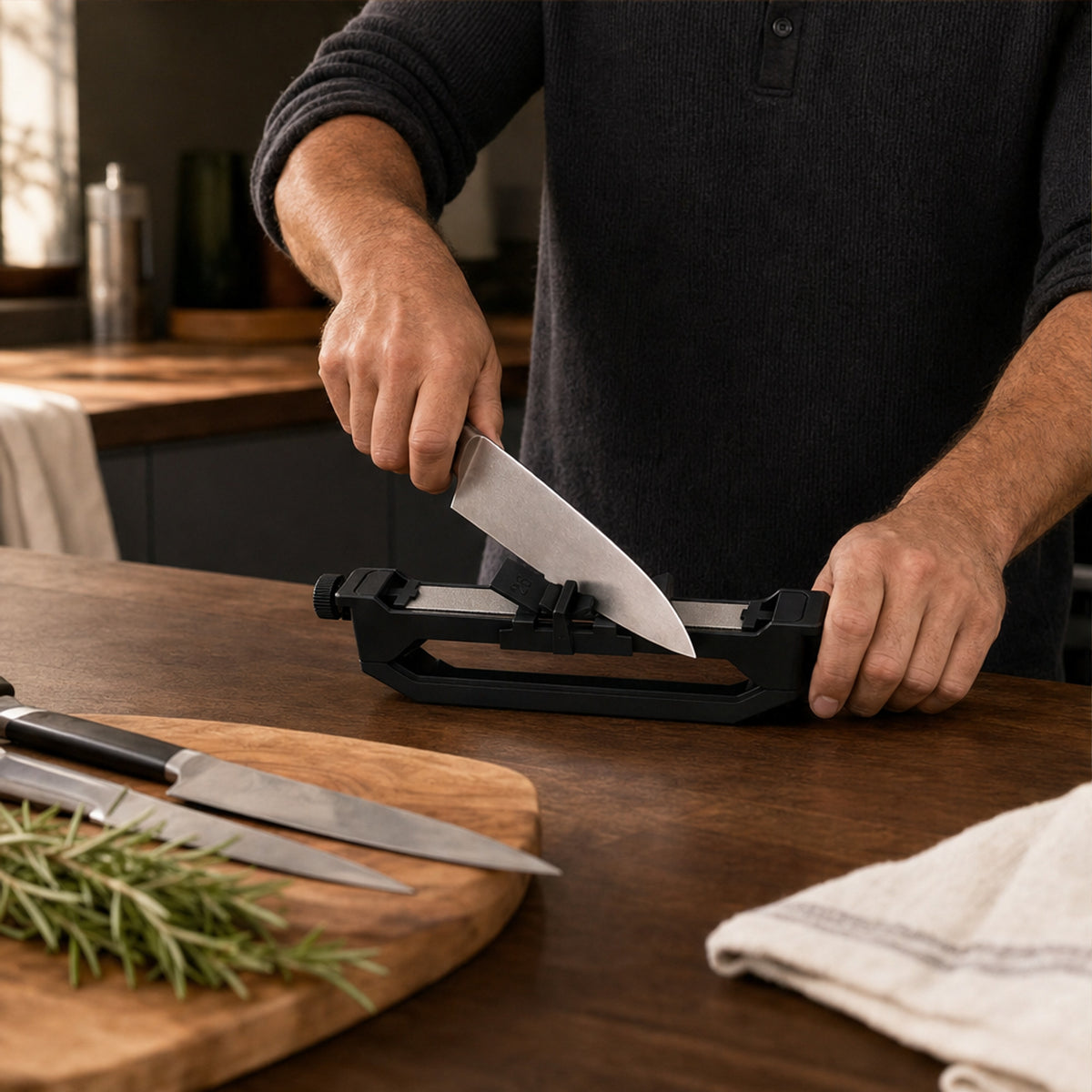 Edgewick Locked-Angle Diamond Knife Sharpener With 15° 17° 20° & 25° Guide - Image 3