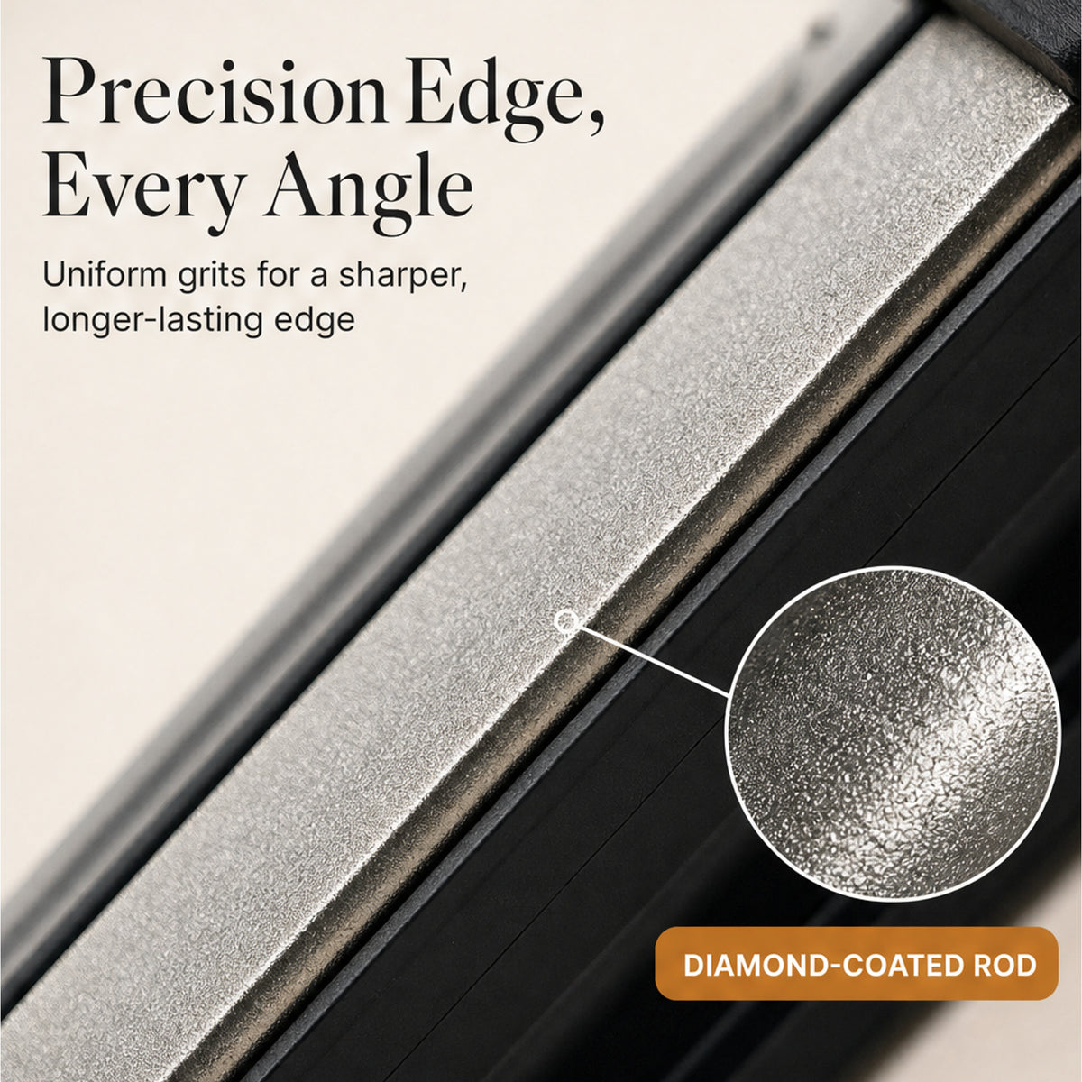 Edgewick Locked-Angle Diamond Knife Sharpener With 15° 17° 20° & 25° Guide - Image 9