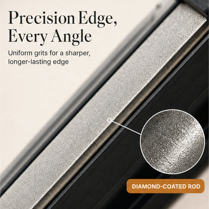 Edgewick Locked-Angle Diamond Knife Sharpener With 15° 17° 20° & 25° Guide - Image 9