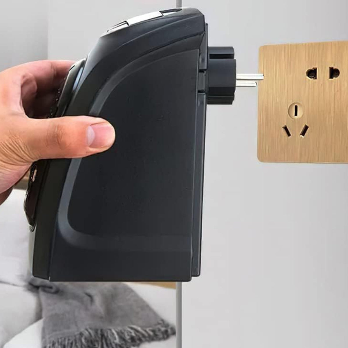 Electric Fan Heater Portable Plug-With Thermostat - Image 6