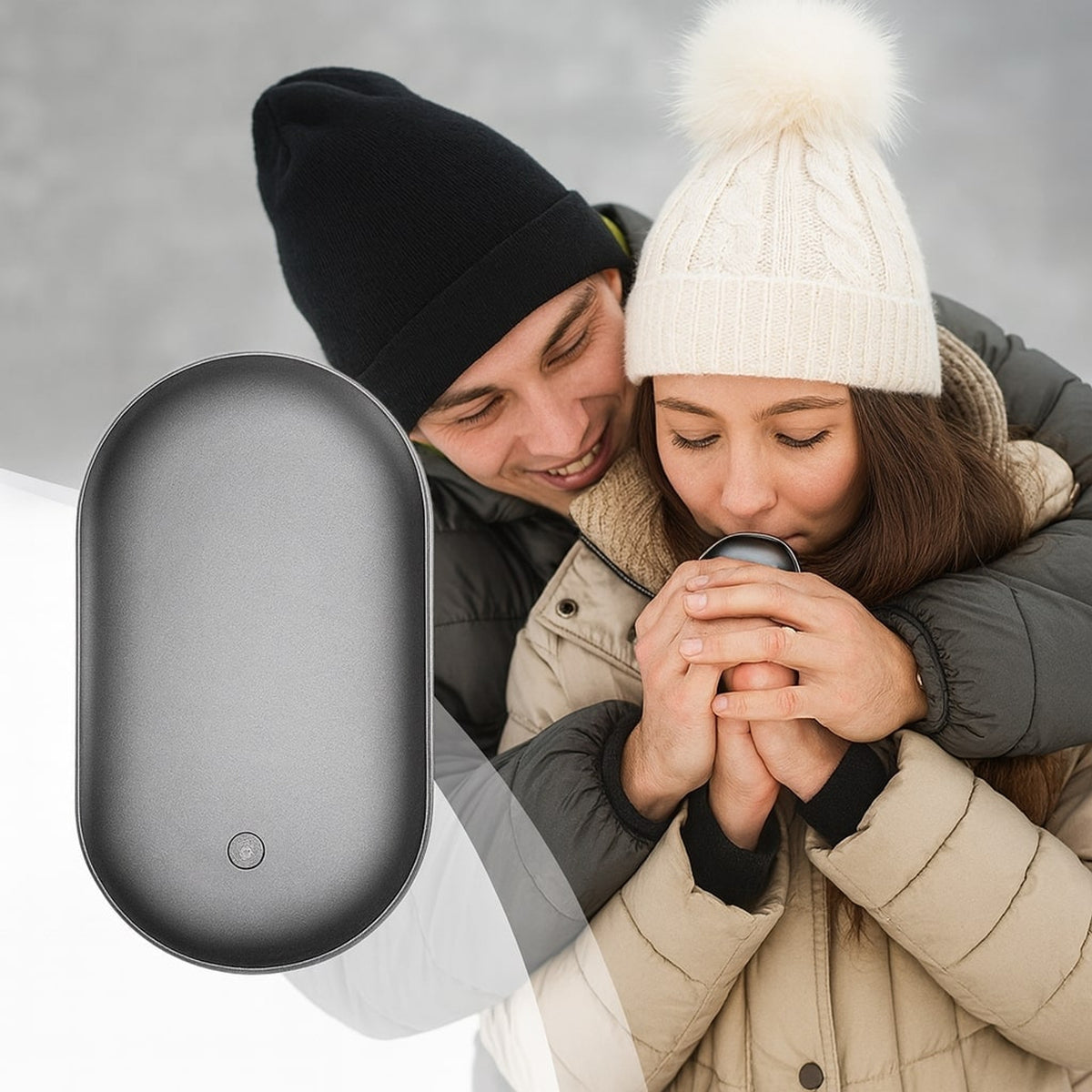 Electric Hand Warmer With Power Bank Rechargeable 2-in-1 Pocket Heater - Image 7