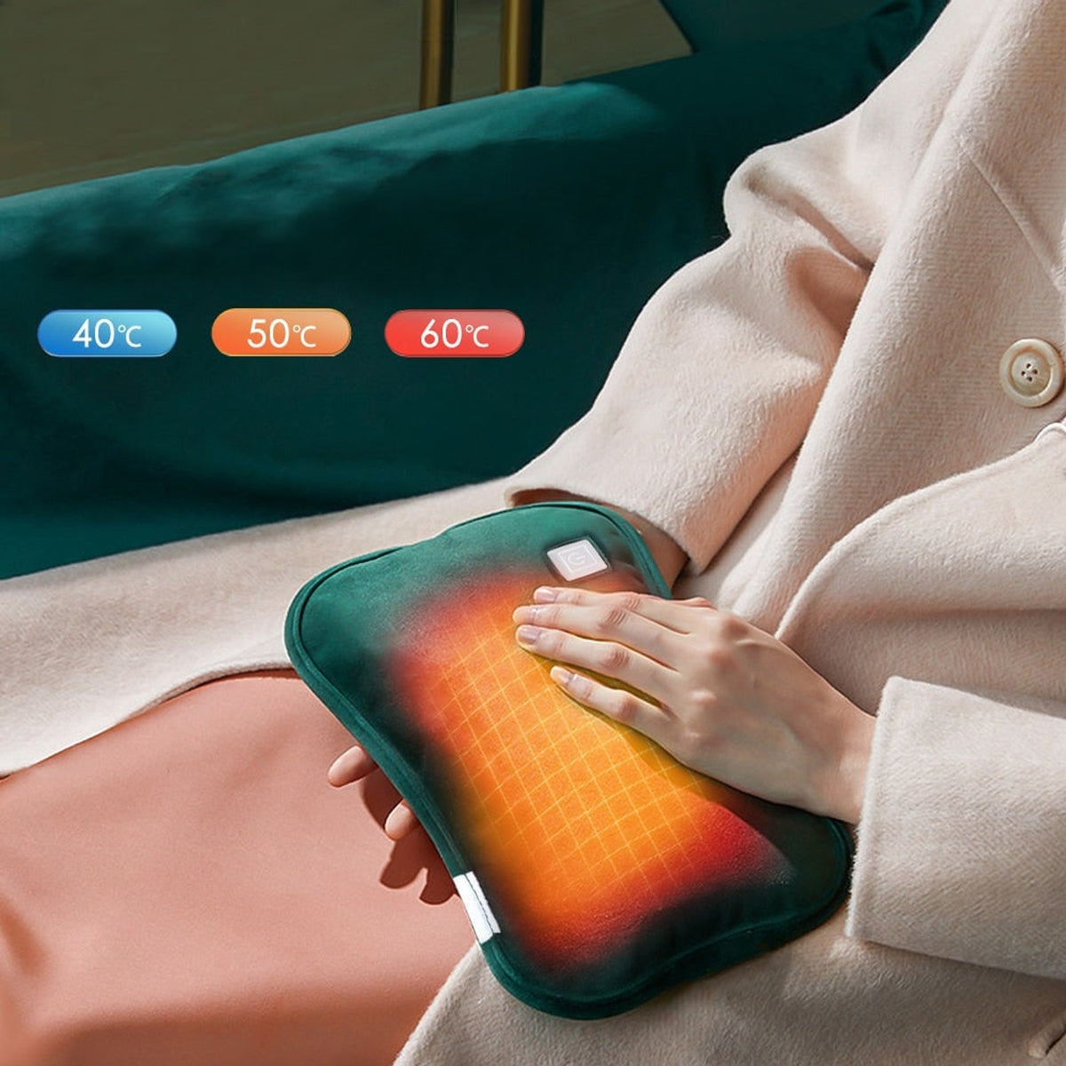 Electric Hand Warmer With Three Heat Levels And USB Rechargeable Battery - Image 4
