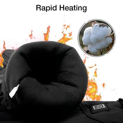 Electric Heated Gloves For Cold Hands Battery Operated With Touchscreen Fingertips And Waterproof Wrist Strap - Image 6