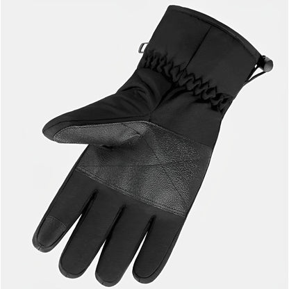 Electric Heated Gloves For Cold Hands Battery Operated With Touchscreen Fingertips And Waterproof Wrist Strap - Image 7