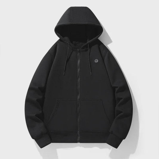 Electric Heated Zip Up Hoodie With Built-In Heating Elements Keeps You Warm Without Bulk - Image 7