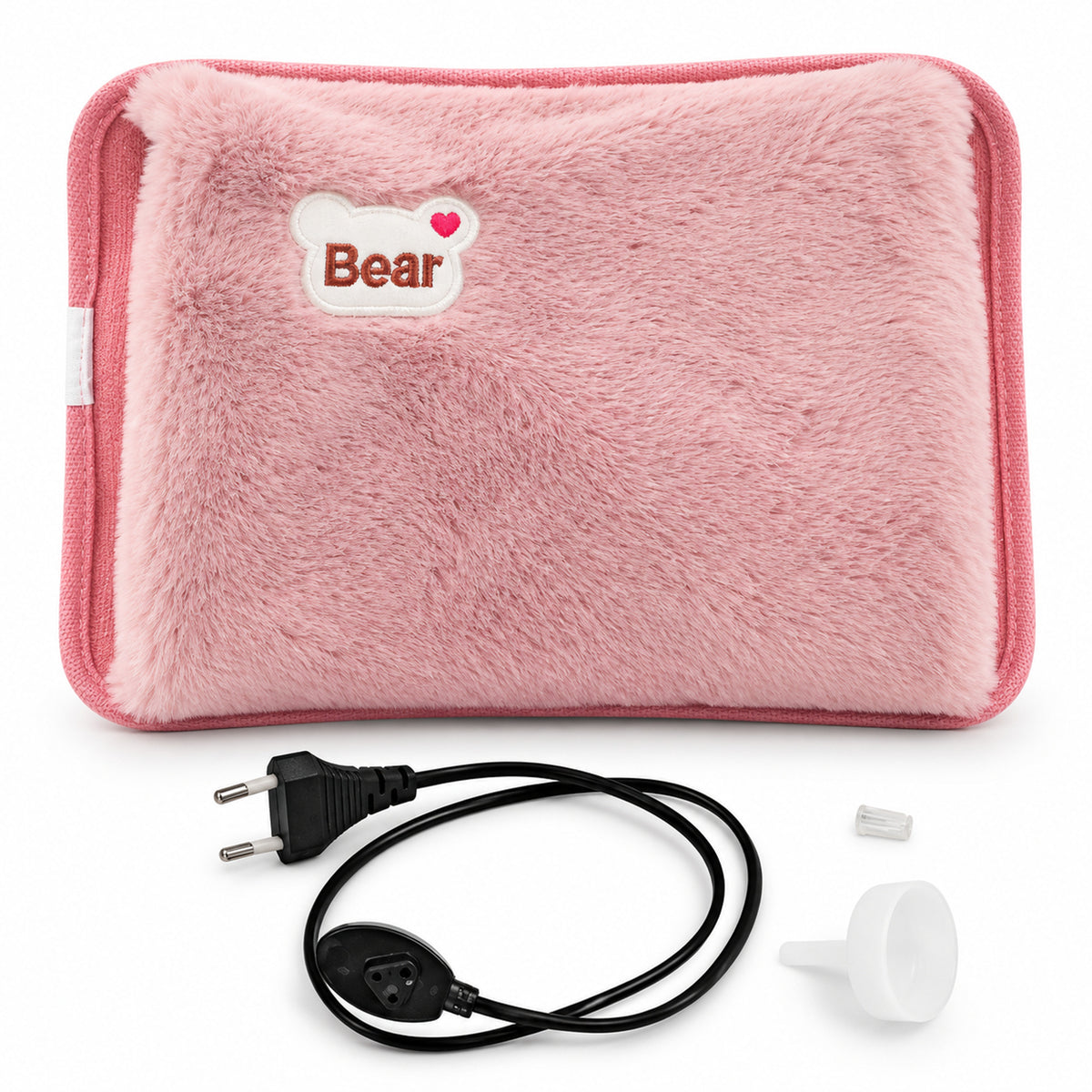 Electric Heating Pad With Plush Rabbit Fur Cover For Cosy Winter Warmth - Image 6
