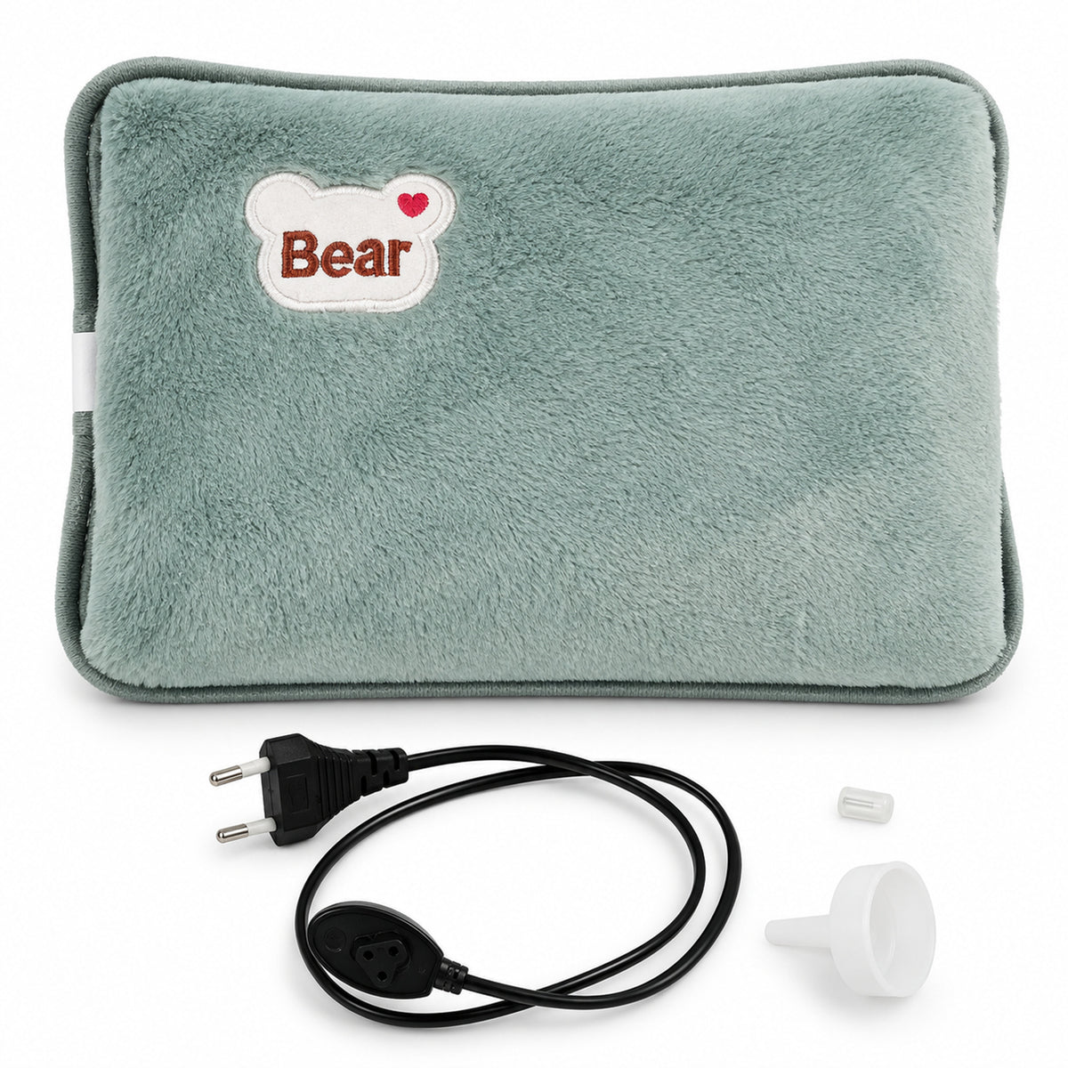 Electric Heating Pad With Plush Rabbit Fur Cover For Cosy Winter Warmth - Image 7
