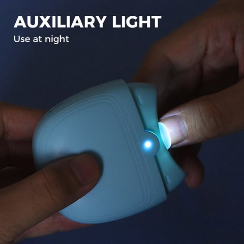 Electric Nail Clipper With Recessed Cutter Night Light And Shavings Catcher - Image 9