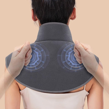 Electric Neck And Shoulder Heating Pad With Usb-Powered Vibration Massage - Image 3