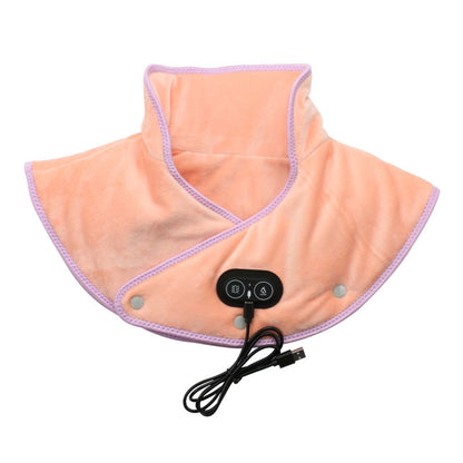 Electric Neck And Shoulder Heating Pad With Usb-Powered Vibration Massage - Image 4