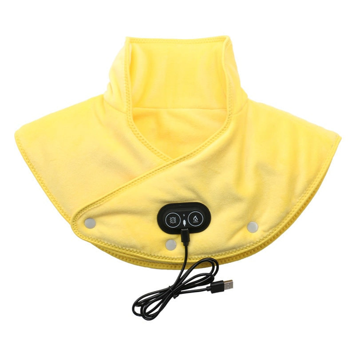 Electric Neck And Shoulder Heating Pad With Usb-Powered Vibration Massage - Image 5