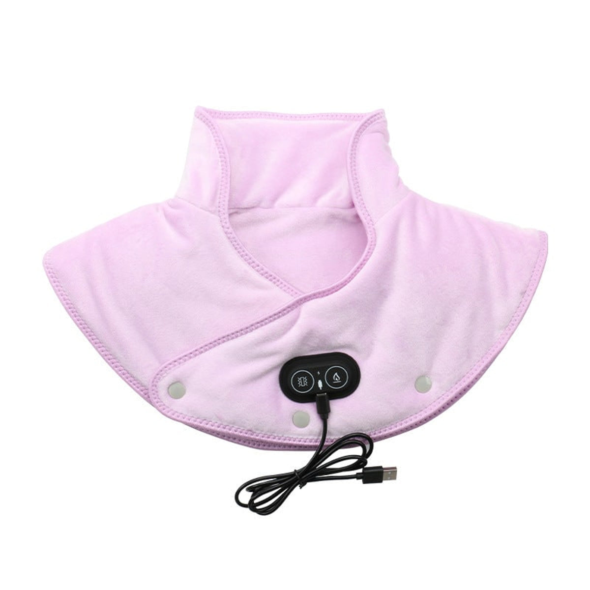 Electric Neck And Shoulder Heating Pad With Usb-Powered Vibration Massage - Image 6