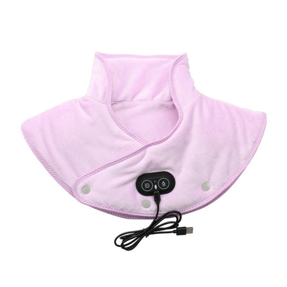 Electric Neck And Shoulder Heating Pad With Usb-Powered Vibration Massage - Image 6