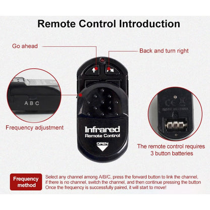 Electric Prank Glowing Eyes Halloween Remote Control Insect Toy - Image 6