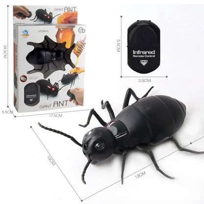 Electric Prank Glowing Eyes Halloween Remote Control Insect Toy - Image 1