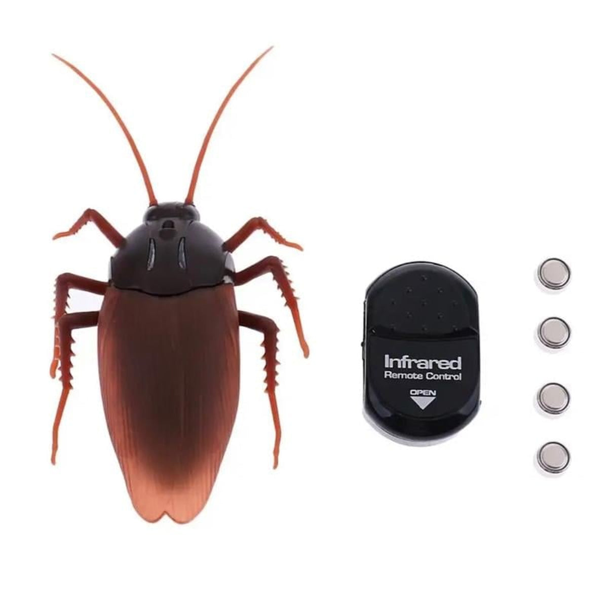 Electric Prank Glowing Eyes Halloween Remote Control Insect Toy - Image 2