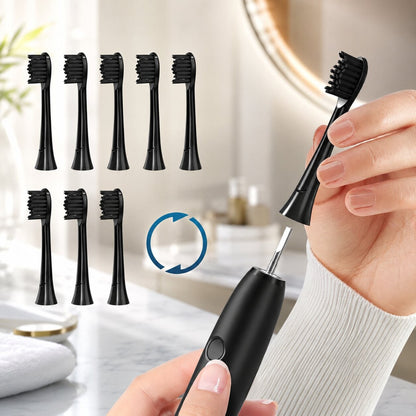 Electric Sonic Toothbrush With 8 Brush Heads Quiet Design USB Charging & Multiple Modes - Image 4