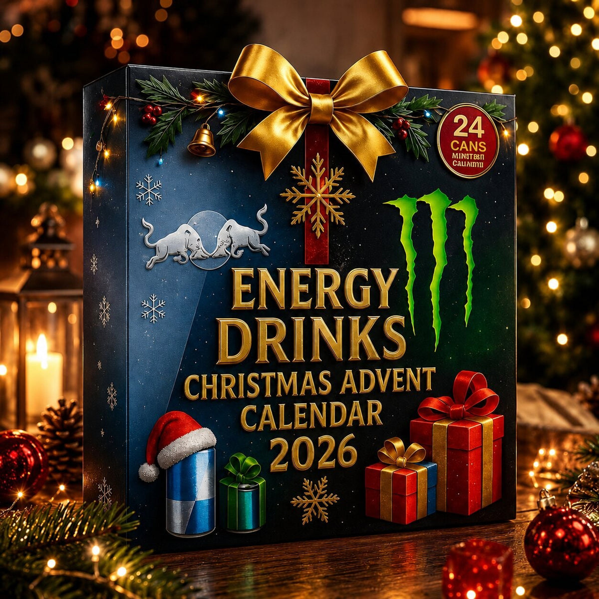 Energy Drink Advent Calendar 2026 With 24 Motif Compartments - Image 5