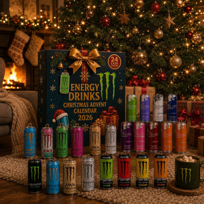 Energy Drink Advent Calendar 2026 With 24 Motif Compartments - Image 6