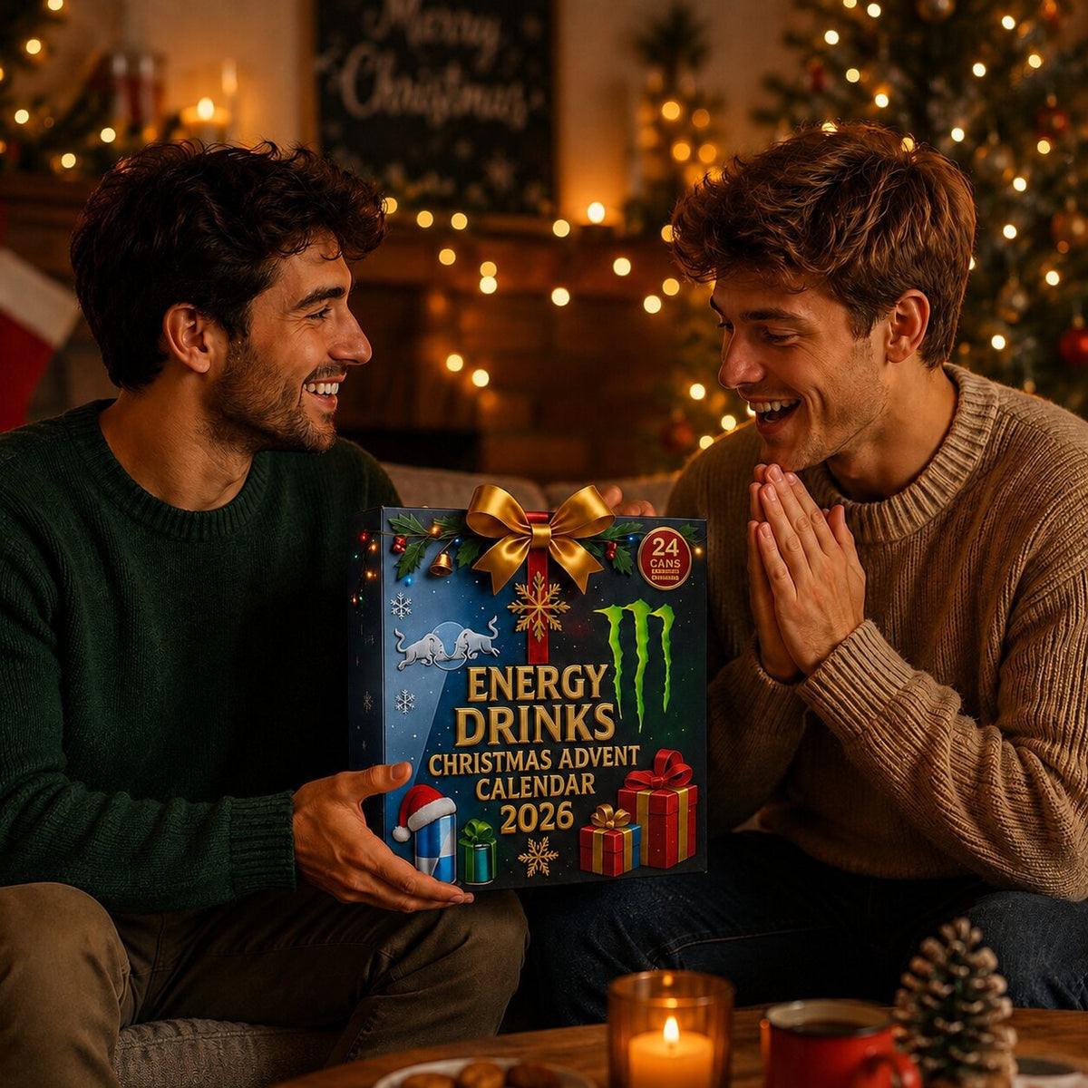Energy Drink Advent Calendar 2026 With 24 Motif Compartments - Image 3