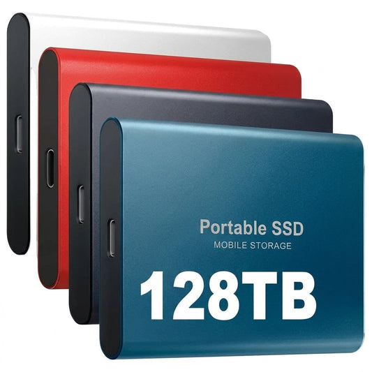 External SSD 128 Tb Compact Portable USB 3.1 Storage - Image 1