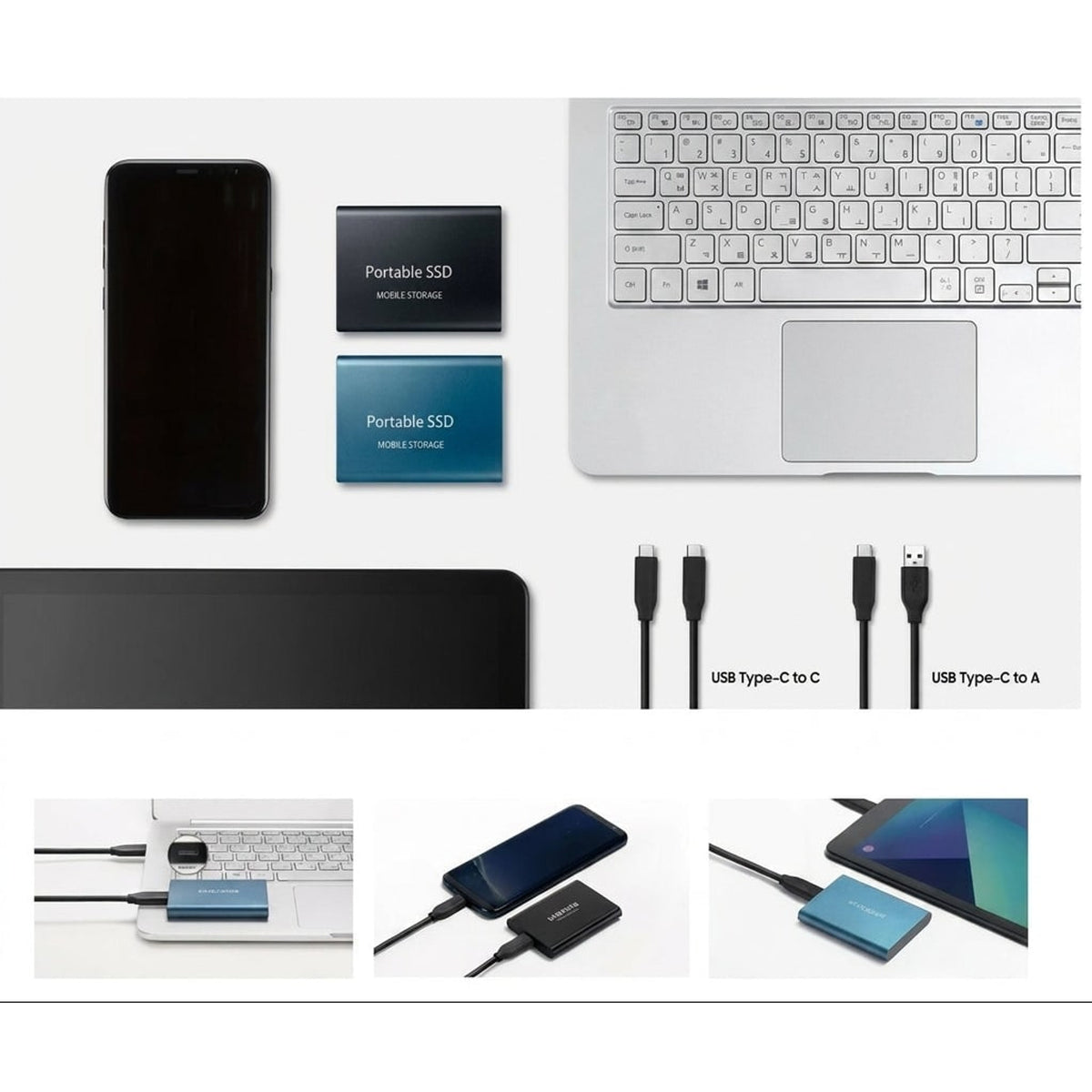 External SSD 128 Tb Compact Portable USB 3.1 Storage - Image 5