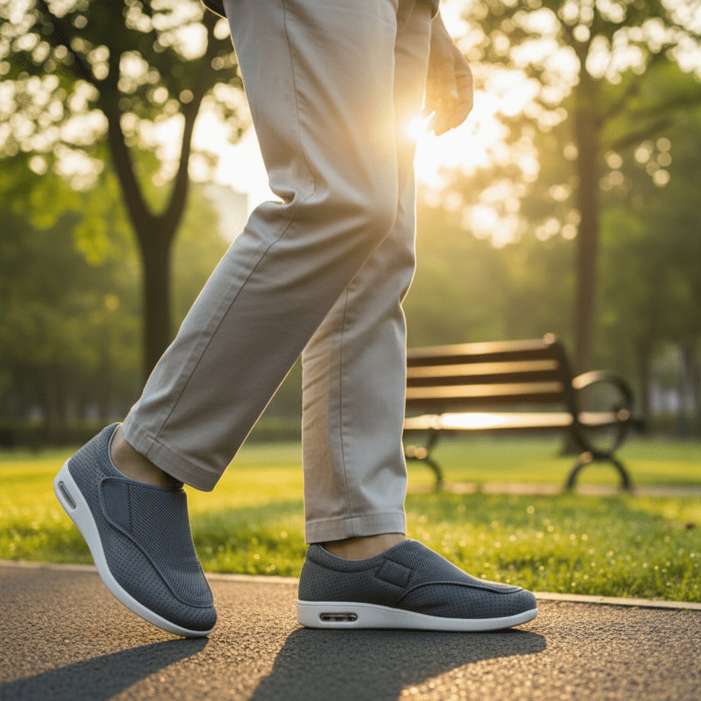 Extra Wide Diabetic Shoes with Slip-On Design and Memory Foam Insole - Image 5