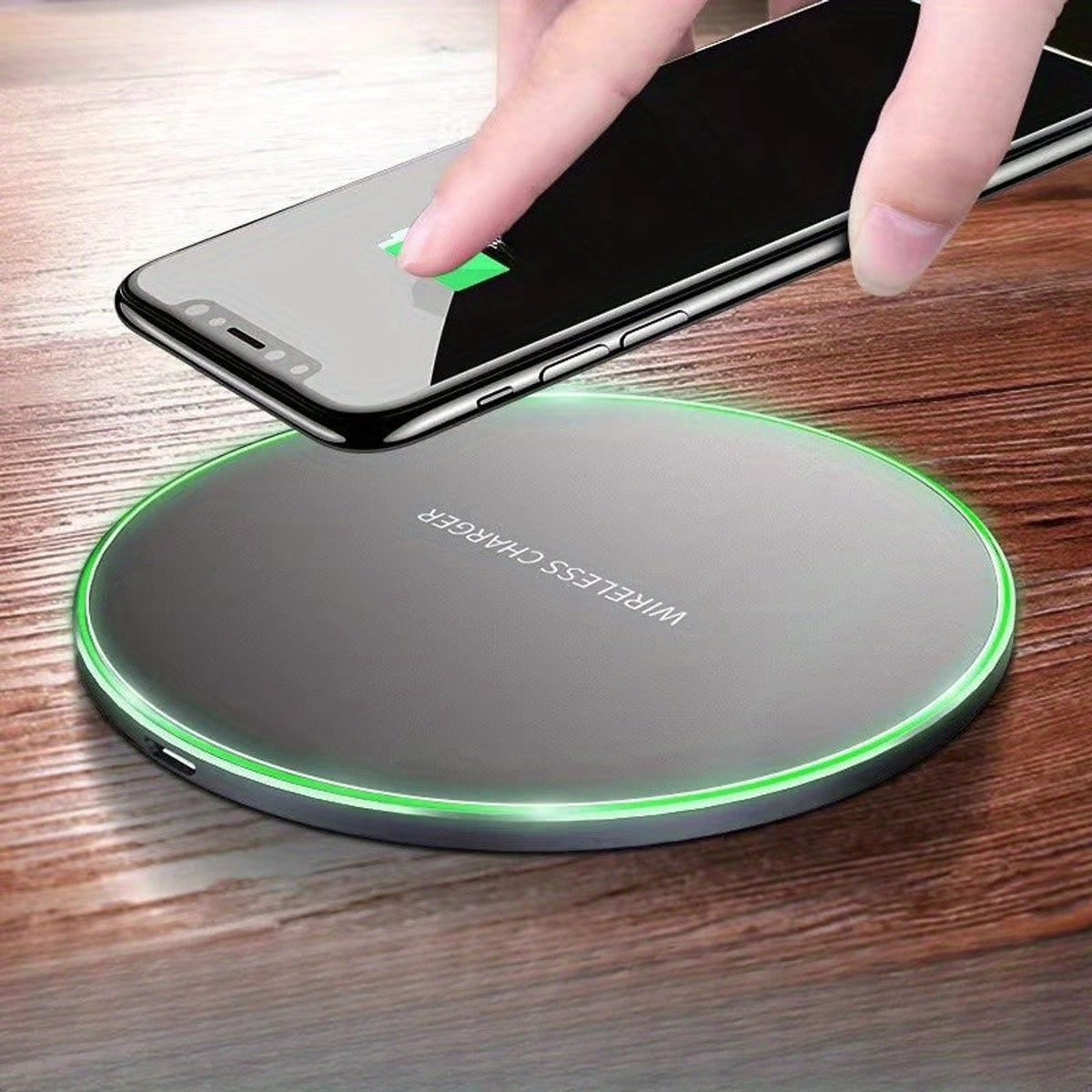 Fast Wireless Charger For iPhone And Android 15W Sleek Charging Pad - Image 1