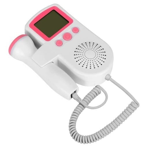 Fetal Doppler Monitor For Home Use With Handheld Probe And Built-In Speaker For Clear Sound - Image 2