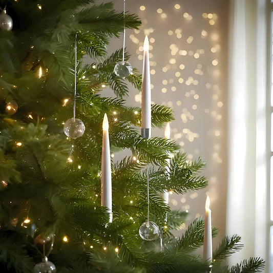 Flameless LED Christmas Tree Candles With Remote Control - Image 1